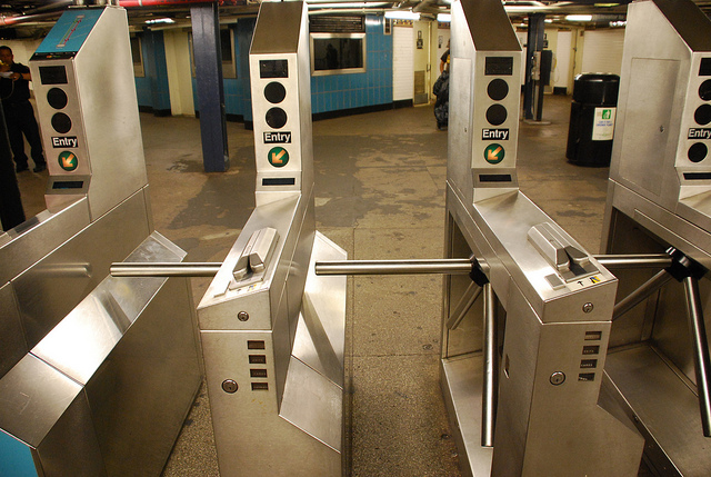 subway turnstyle